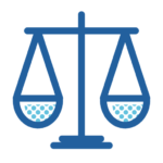 Justice scales icon